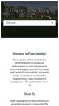 Mobile Screenshot of piperlanding.com